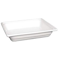 Olympia Whiteware 1/2 Gastronorm mezza misura 330 x 270 x 100 mm piatto di porcellana