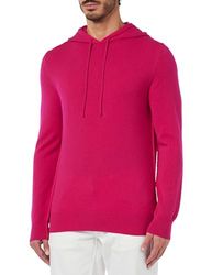 7 For All Mankind Hoodie Cashmere w/Stitch Detail Raspberry, roze, XXL