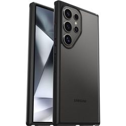 OtterBox Sleek Series-hoesje voor Samsung Galaxy S24 Ultra, Schokbestendig, Valbestendig, Ultradun, Beschermende, Getest volgens militaire standaard, Transparant/Zwart, Zonder Verpakking