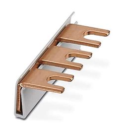 PHOENIX CONTACT MPB 18/1-3 bedradingsbrug voor modules met aansluitrooster, 17,5 mm rastermaat, 1 fase, 3 polig, 10 stuks