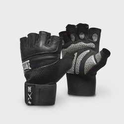 LEONE 1947, Extreme GK201 Fitnesshandschoenen voor volwassenen, uniseks, zwart, XXS/XS