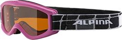 ALPINA CARVY 2.0 - Masque de ski antibuée, extrêmement robuste et incassable avec protection UV 100% pour enfants, violet, one size
