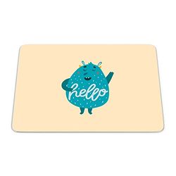 Questo Casa, Rectangle Digital Printed Mouse Pad, Non-Slip Base, for Office and Home, Size: 22 x 18 cm