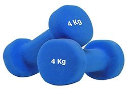 G5 HT SPORT Stuur van neopreen voor sportschool en thuisgym, antislip, 0,5 tot 6 kg, paar of eenpersoonsbed (2 x 4 kg)