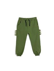 Koton Babyboy Jogger Sweatpants Trekkoord Zakken Applique Detail Katoen, kaki (853), 2-3 Jahre