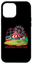 Carcasa para iPhone 15 Plus Paseos de carnaval de la feria estatal de Arkansas