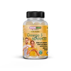 Healthy Fusion Omega puro 3 6 9 + Vitamina E | Protege tu salud cardiovascular | Aceite de perilla | Aceite de coco | Apto Vegetariano | Sabor sandía 40 Gummies