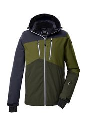 Killtec Giacca da sci da uomo con cappuccio e paraneve KSW 306 MN SKI JCKT, M, 41632-000