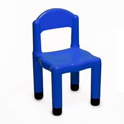 Italveneta Didattica Chaise en Plastique Bleue pour Enfants avec Bouchon 5 x 5 cm, prête à l'emploi, antidérapante et résistante, décoration pour Les Jardins d'enfants et Les Jardins d'enfants