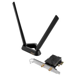 ASUS PCE-BE92BT - Carte Réseau Wi-FI 7, Tri-Bande, 9400 Mbit/s, Bluetooth 5.4, WPA3 Network Security, OFDMA et MU-MIMO, Multi-Link Operation