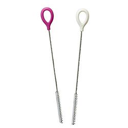 ZoLi Paille Brosse de Nettoyage Rose/Blanc - Pip/Squeak
