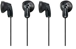 Sony MDR-E9LP Cuffie In-Ear, Nero (Confezione da 2)