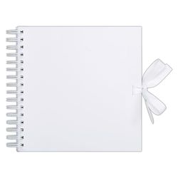Papermania Scrapbook, White 12x12