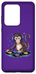 Custodia per Galaxy S20 Ultra Monkey Dj cuffie divertenti scimmia per uomini, donne e bambini