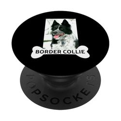Pastor Campeón de Perros Border Collie PopSockets PopGrip Adhesivo