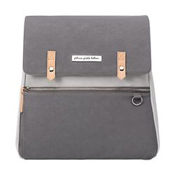 Petunia Pickle Bottom Meta Backpack Bagage Bag. Med avtagbar skötare och tvättbar maskin Färg Grey Pearl Nubuck Leatherette