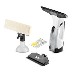 Kärcher Window Vac WV 5 Plus N, accuduur: 35 min, LED-indicatie laadstatus, 2 zuigmonden, spuitfles met microvezel doek, 20 ml ruitenreinigerconcentraat