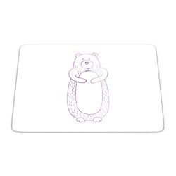 Questo Casa, Tapis de Souris rectangulaire avec Impression numérique - Dessous antidérapant - pour Le Bureau et la Maison - Dimensions : 22 x 18 cm