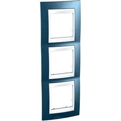 quadro Unica Plus 3 elementi Vert. BLU glac