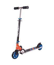 Hornet 14512 - Scooter Roller 120, Big Wheel Scooter, Tret-Roller, Kick Scooter, blauw/oranje