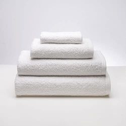 Sancarlos Serviette de Toilette Ocean Blanc 100% Coton 550 g/m²