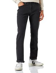 Amazon Essentials Men's Spijkerbroek met atletische pasvorm, Gewassen zwart, 34W / 29L