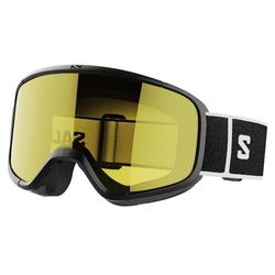 Salomon AKSIUM 2.0 Access Masque de Ski, Idéal pour le Ski et le Snowboard, Unisexe, Noir Jaune