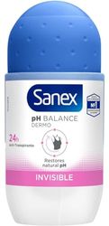 Sanex Dermo Invisible – anti-transpiratie tegen vlekken – 50 ml