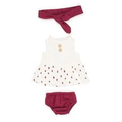 Miniland Dolls : Ensemble pour bébé Dolls 32 cm, modèle Chica Dune.