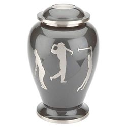 Urns UK Ceneri di cremazione urna, Hobby Golf Nero 3.3l, Taglia Adulto