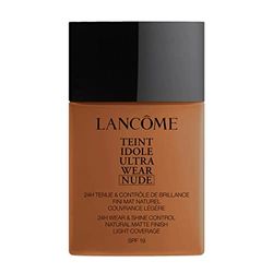 Lancôme Teint Idole Ultra Wear Nude Fondotinta Liquido con SPF 19, 11 Muscade, 30 ml