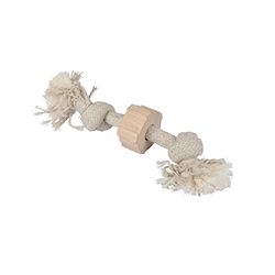 Jouet en Corde Naturelle et Bois S/20x5cm