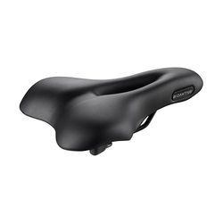 Selle San Marco BIOAKTIVE Trekking Open-Fit – Urban och Stadscykelsadel med Anatomiskt Hål, E-bike och Trekking, Bekväm – Storlek S2, Svart