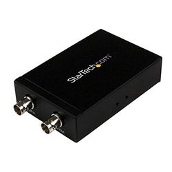 Startech.com Convertitore Sdi a HDMI, Adatattore 3G Sdi a HDMI con Uscita Sdi Loop, Adatattore Video 3G Sdi a HDMI, 230 M