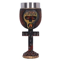 Nemesis Now Slayer Seasons in The Abyss Goblet 20.5cm, Resin, Officially Licensed Slayer Band Merch, Slayer Goblet, Metal Band, Stainless Steel Insert, Cast in The Finest Resin, Expertly Hand-Painted