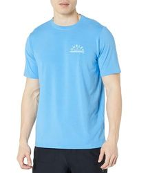 Hurley Evd Hybrid UPF S/S Camicia di Protezione da eruzione cutanea, Sea View, M Uomo