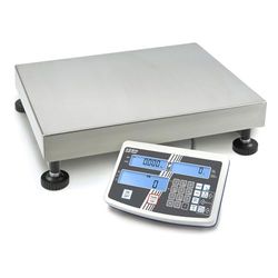 Plataforma Báscula [Núcleo IFS 10 K de 3LM] la Industria BOSCHE con Cómodo Teclado numérico para una entrada de datos Cómoda, rango de pesaje [Max]: 6 kg/15 kg, Lectura [D]: 2 g/5 G, reproducibilidad: 2 g/5 G, linealidad: 2 g/5 G, placa de pesaje: Alto 400 x 300 x 128 mm (Acero Inoxidable)
