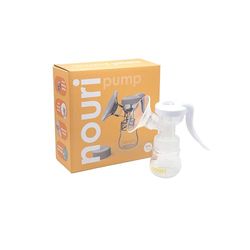 TensCare Nouri Pump – Manual Breast Pump with 2 Suction Level for Comfortable Expression. BPA Free, Natural Solution for Your Expression Needs with Breast Shield Tested by Mums for Comfort., Clear