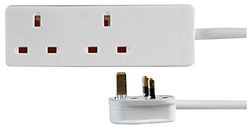 Pro Elec verlengkabel, 2-voudig, 10 m, 1592