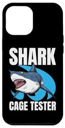 Carcasa para iPhone 13 Pro Max Shark Cage Tester Muleta Silla de Ruedas Amputación