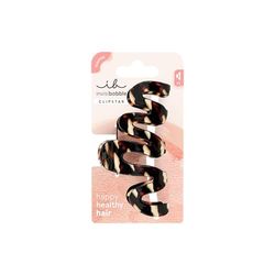 Invisibobble - CLIPSTAR Cacao Cream - 1 grande barrette en teinte cacao avec design organique - Idéale pour cheveux épais et volumineux, maintien sécurisé