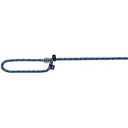 Trixie - Guinzaglio a strozzo Mountain Rope per cani (S–M) (Blu/Verde)