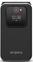 emporiaJOY 2G, Senior Mobile Phone 2G, Contract-free key Flip Phone, Mobile Phone with Emergency Call Key, 2.8 Inch Screen, Black