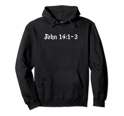 Escritura, Juan 14:1-3 Sudadera con Capucha