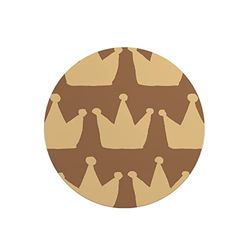 Questo Casa, Round Digital Printed Mouse Pad, Non-Slip Base, for Office and Home, Diameter:22cm