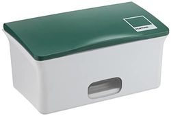 Ubbi Dostawca dla niemowląt Wipes Case, Baby Wipes Holder z obciążonym talerzem, trzyma się świeże i antypoślizgowe gumowe stopy, zielony Pantone