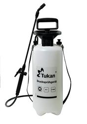 Pulverizador de pressão TUKAN de 5 litros, pulverizador de jardim para proteção de plantas, capacidade de 5 l, frasco de spray para plantas, spray eficiente para casa e jardim