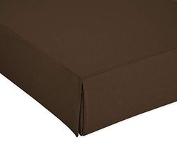 CARDENAL TEXTIL Uni Couvre canapé, Polyester Coton, Marron, Lit 180 cm