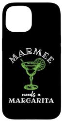Marmee Needs A Margarita Fun Drinking Humor Case for iPhone 15