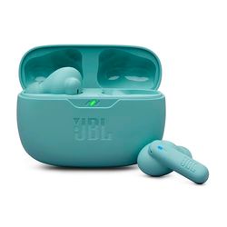 JBL Wave Beam 2, Écouteurs sans Fil Bluetooth, réduction de Bruit, 40 Heures d'autonomie, Son Pure Bass, Technologie Smart Ambient et Connexion multipoint, Conception Intra sur Tige, Bleu